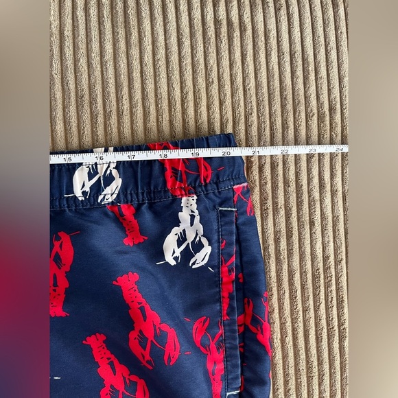 Men’s Sperry Red White And Blue Lobster Swim Shorts Trunks Beach Pool Summer XL - Picture 7 of 8